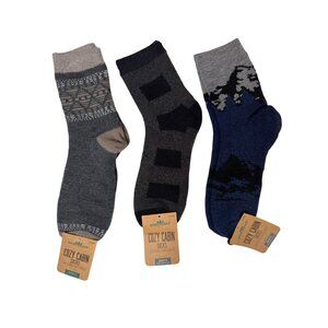 2/$30 NWT Northeast Outfitters Fit Size 8-12.5 Mens Socks 3-Pack Comfy Snug